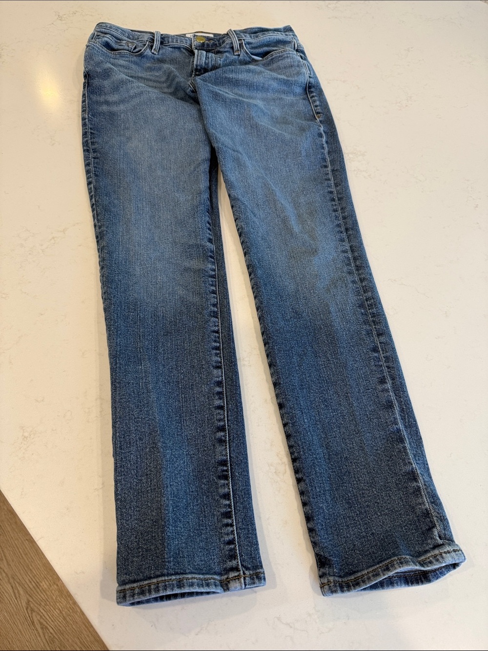 Frame- Le Garçon Classic Women's Blue straight leg Jeans-size 26